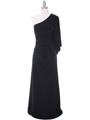 8650 Black Evening Dress - Black, Front View Thumbnail