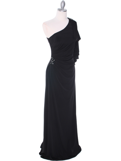 8650 Black Evening Dress - Black, Alt View Medium
