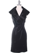 Black Taffeta Cocktail Dress