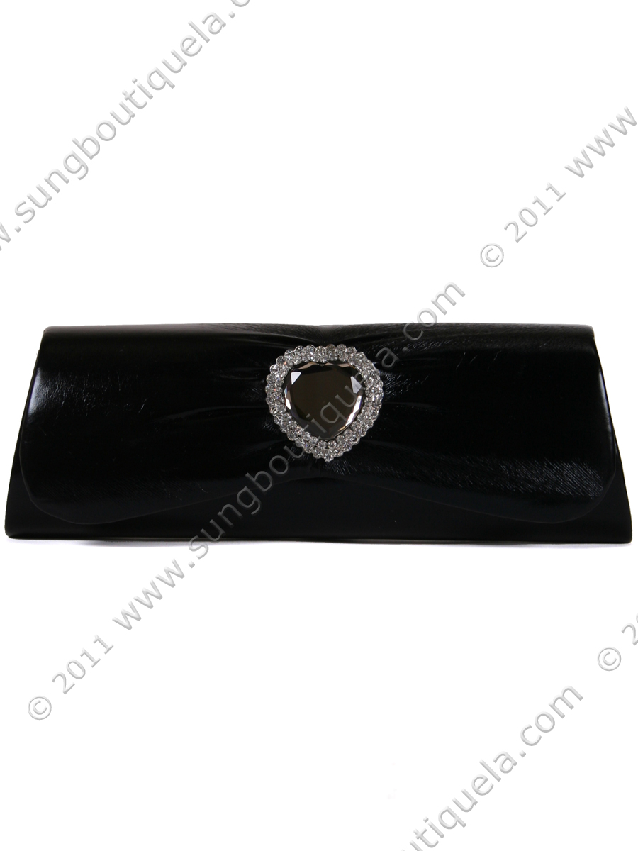 90530 Black Evening Bag - Front Image