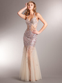AC227 Sparkling Chic Evening Dress - Rose, Alt View Thumbnail