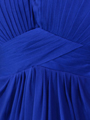 AC304 Pleated Strapless Evening Dress - Royal Blue, Alt View Thumbnail