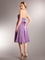 AC311 Delightful and Darling Bridesmaid Dress - Victorian Purple, Back View Thumbnail