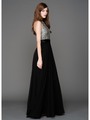 AC801 Sequins Top Sleeveless Evening Dress - Silver, Alt View Thumbnail