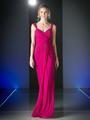 CD-C7457 Wide Shoulder Strap Sweetheart Evening Dress - Orchid, Front View Thumbnail