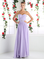 CD-C7460 Sweetheart Twisted Front Bridesmaid Dress - Lilac, Front View Thumbnail