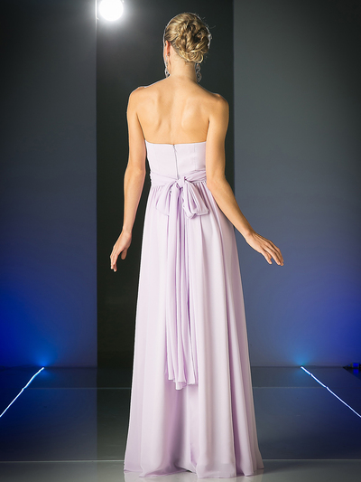 CD-CF055 Convertible Bridesmaid Long Evening Dress - Lilac, Back View Medium