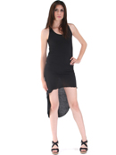 High Low Racerback Tank Dress
