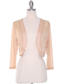 3/4 Sleeve Sheer Bolero