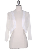 3/4 Sleeve Sheer Bolero
