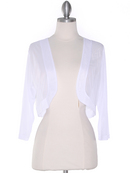 3/4 Sleeve Sheer Bolero