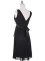 CP2069-D Missy Knit Cocktail Dress - Black, Back View Thumbnail