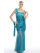 Pleated Evening Dress