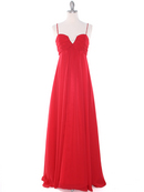 Empire Waist Chiffon Evening Dress