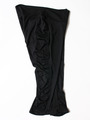 FH009 Cropped Shirred Yoga Pant - Black, Alt View Thumbnail