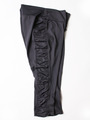 FH009 Cropped Shirred Yoga Pant - Gray, Alt View Thumbnail