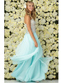 GL2092 Embellished Bodice Strapless Prom Dress - Tiffany, Alt View Thumbnail