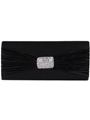 Black Pleated Evening Bag