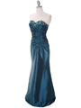 29591 Jade Taffeta Evening Gown with Bolero - Jade, Alt View Thumbnail