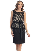 Peplum Cocktail Dress