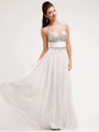 JC3125 Chic Sweetheart Evening Dress - Ivory, Front View Thumbnail