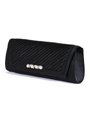Black Satin Evening Bag