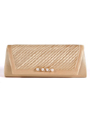 Gold Satin Evening Bag