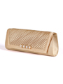 Gold Satin Evening Bag