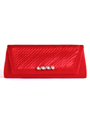 Red Satin Evening Bag