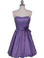 056 Lavender Bubble Cocktail Dress - Lavender, Front View Thumbnail