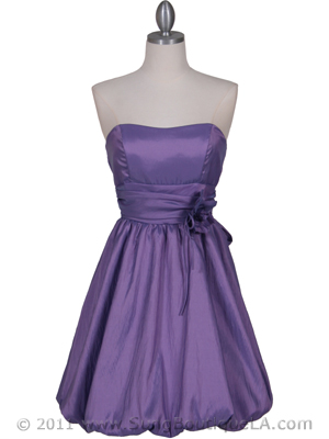 056 Lavender Bubble Cocktail Dress, Lavender