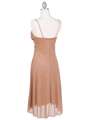 059 Gold Glitter Party Dress - Gold, Back View Thumbnail