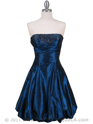 101 Navy Beaded Bubble Dress, Navy