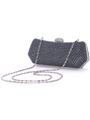 1111TS Black Sparkling Evening Clutch - Black, Alt View Thumbnail