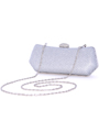 1111TS Silver Sparkling Evening Clutch - Silver, Alt View Thumbnail