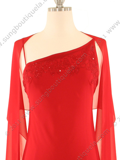 1132 Red Cocktail Dress - Red, Alt View Medium