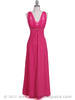 1146 Hot Pink Evening Dress, Hot Pink