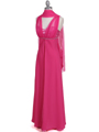 1146 Hot Pink Evening Dress - Hot Pink, Alt View Thumbnail