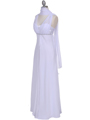 1146 White Evening Dress - White, Alt View Thumbnail
