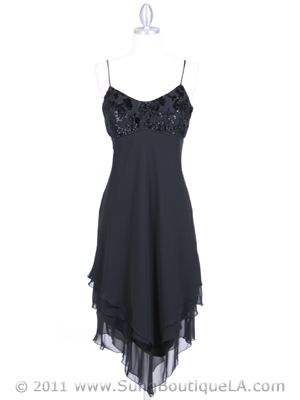 119 Black Cocktail Dress, Black