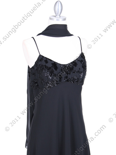 119 Black Cocktail Dress - Black, Alt View Medium