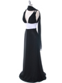 1210 Black White Evening Dress - Black, Alt View Thumbnail