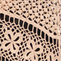 12775 Crochet Poncho - Beige, Alt View Thumbnail