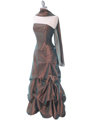 1304 Bronze Evening Gown - Bronze, Alt View Thumbnail