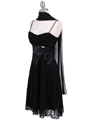 1309 Black Laced Cocktail Dress - Black, Alt View Thumbnail