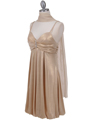 1338 Gold Shimmery Cocktail Dress - Gold, Alt View Thumbnail