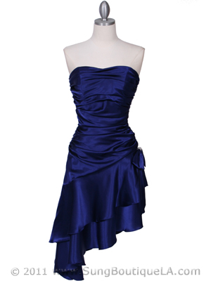 1510 Royal Blue Cocktail Dress, Royal Blue