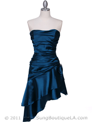 1510 Teal Cocktail Dress, Teal