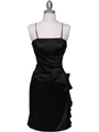 1517 Black Cocktail Dress - Black, Front View Thumbnail