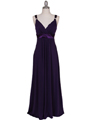 1533 Purple Evening Dress - Purple, Front View Thumbnail
